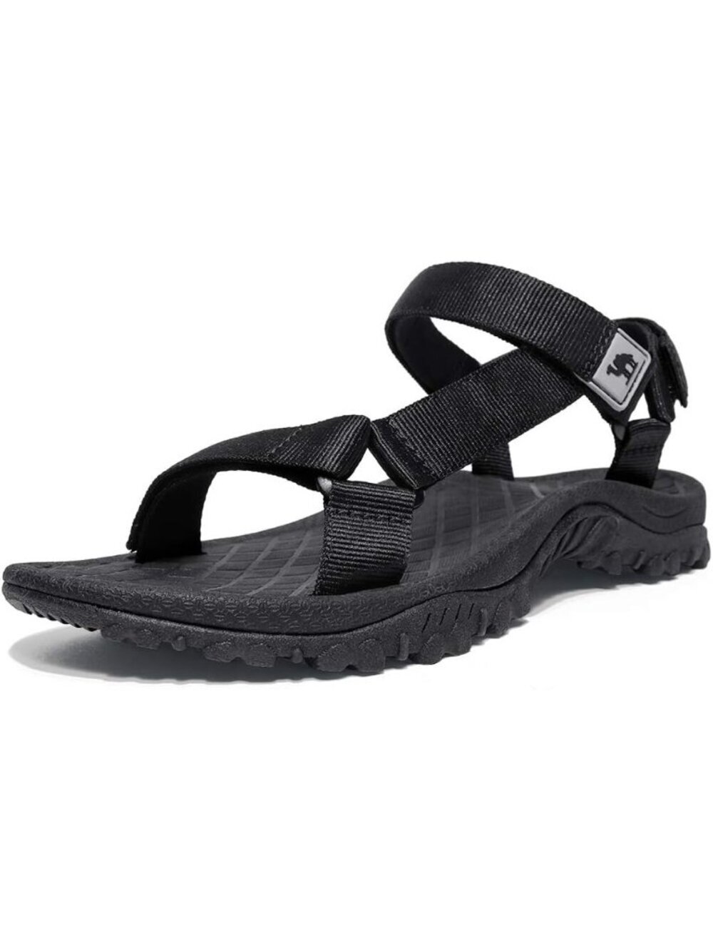 Men's Black Comfortable Athletic Hiking Sport Sandals Outdoor Beach Shoes